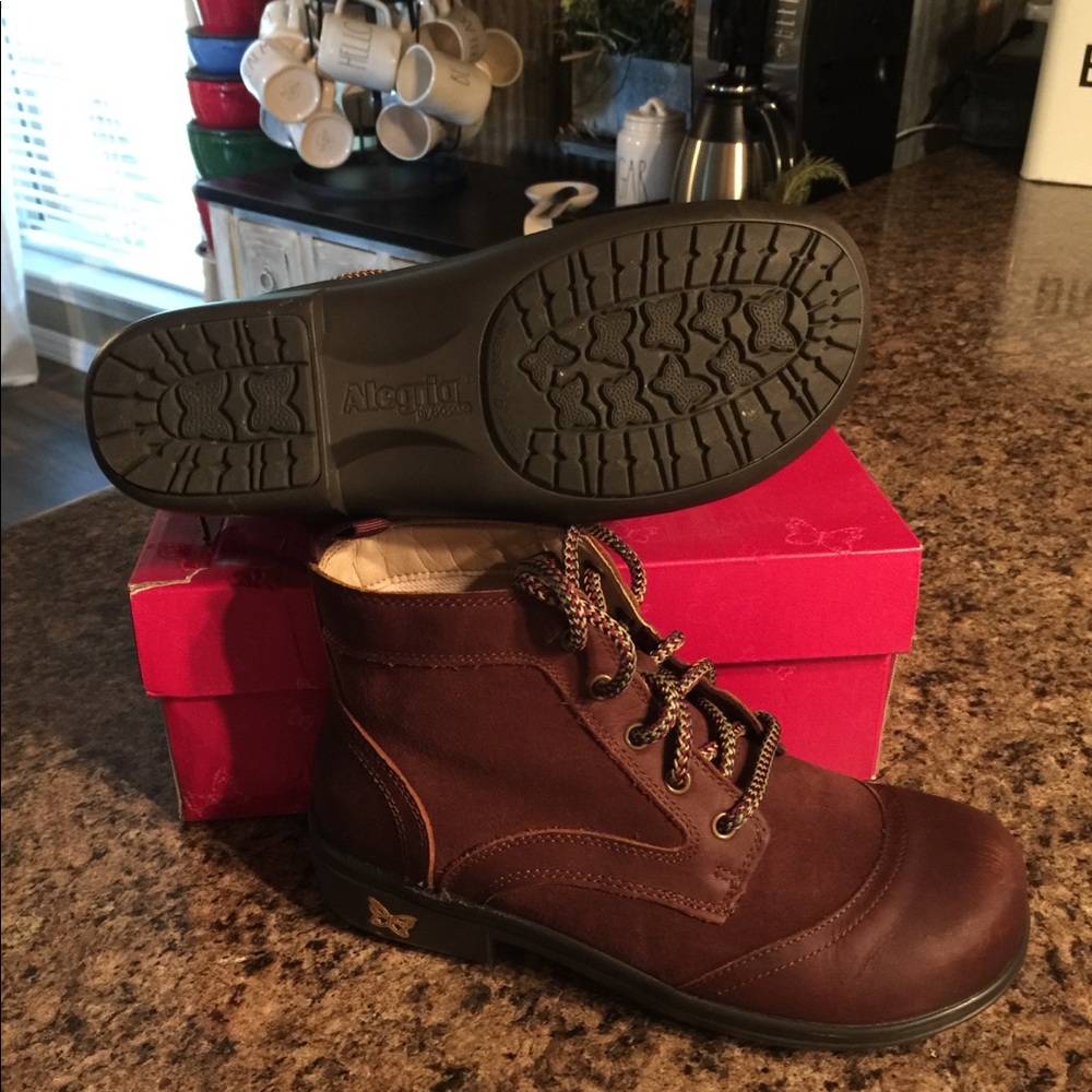 Alegria lace up ankle boots